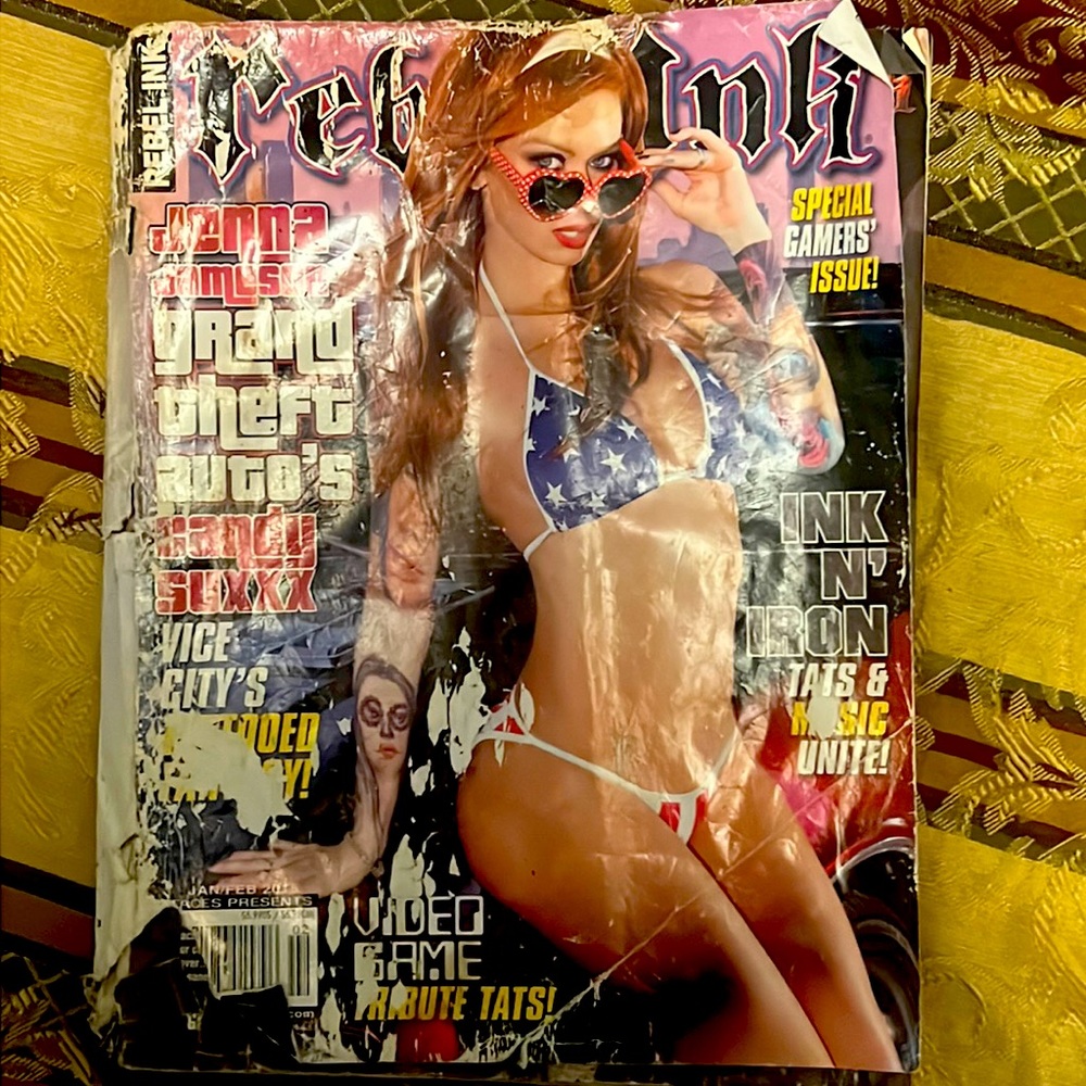 🔥OG COLLECTIBLE RARE TATTOO MAGAZINE JENNA JAMESON